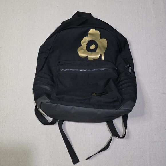 Adidas × Marimekko Backpack Black And Gold Rare Collaboration Prime Green - Picture 1 of 9
